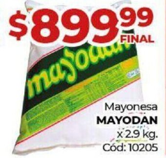 Diarco Mayonesa Mayodan x 2.9 kg. oferta