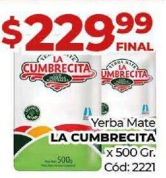 Diarco Yerba Mate La Cumbrecita x 500 gr oferta