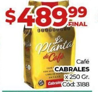 Diarco Café Cabrales x 250 gr oferta
