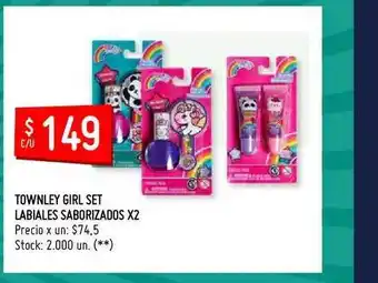 Walmart Townley Girl Set Labiales Saborizados x2 oferta