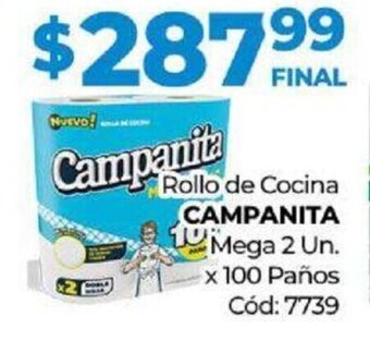 Diarco Rollo De Cocina Campanita oferta
