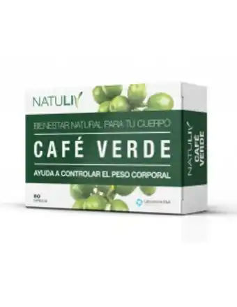 Farmacias Líder Natuliv cafe verde 60 capsulas oferta