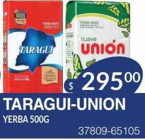 Masivos Taragui-union yerba oferta