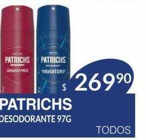 Masivos Patrichs desodorante oferta