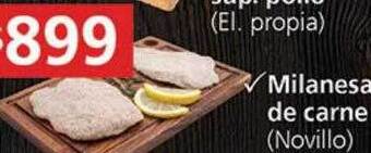 Supermercados Aiello Milanesa de carne oferta