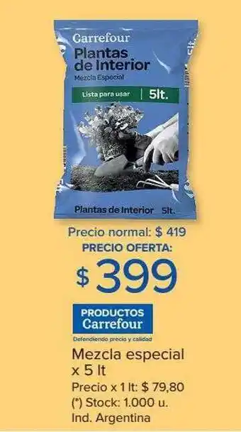 Carrefour Mezcla especial oferta