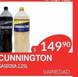 Masivos Cunnington gaseosa oferta