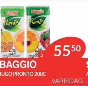 Masivos Baggio jugo pronto oferta