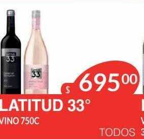Masivos Latitud 33° vino oferta