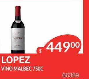 Masivos Lopez vino malbec oferta