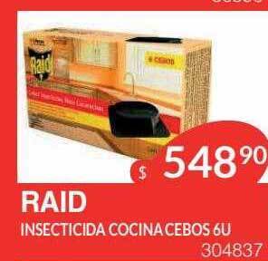 Masivos Raid insecticida cocina cebos oferta