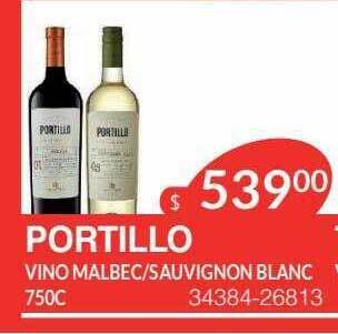 Masivos Portillo vino malbec sauvignon blanc oferta