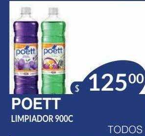Masivos Poett limpiador oferta