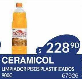 Masivos Ceramicol limpiador pisos plastificados oferta