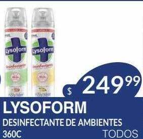 Masivos Lysoform desinfectante de ambientes oferta