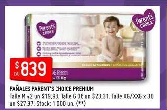 Walmart Parent's Choice Pañales Premium oferta