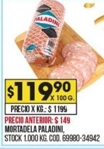 Coto Mortadela paladini oferta