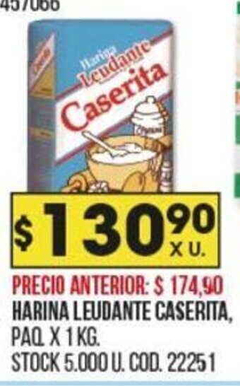Coto Harina Leudante Caserita oferta