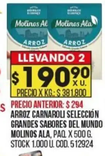 Coto Arroz Carnarou Selección Grandes Sabores Del Mundo Molinos Ala oferta