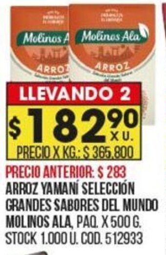 Coto Arroz Yamaní Selección Grandes Sabores Del Mundo Molinos Ala oferta