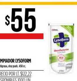 Supermercados Vea Lysoform Limpiador 450cc oferta