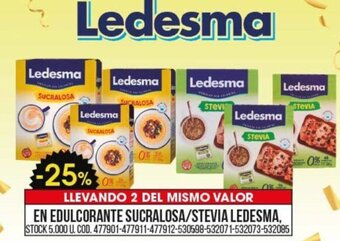 Coto En Edulcorante Sucralosa/Stevia Ledesma oferta