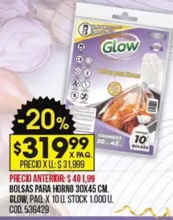 Coto Bolsas Para Horno 30x45cm oferta