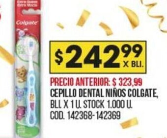 Coto Cepillo Dental Niños Colgate oferta