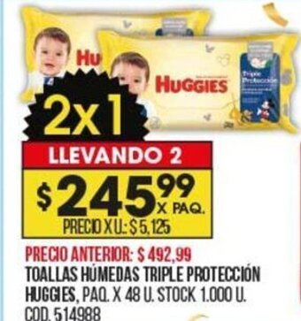 Coto Toallas Húmedas Triple Protección Huggies oferta