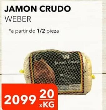 El Milagro Mayorista Jamon Crudo Weber oferta