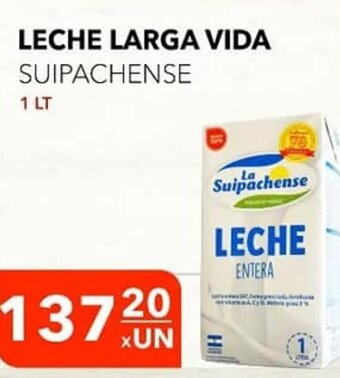 El Milagro Mayorista Leche Larga Vida Suipachense oferta