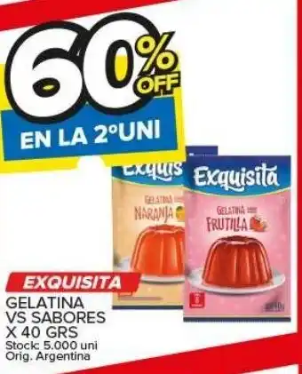 Carrefour Maxi Gelatina Vs Sabores x 40grs oferta