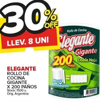 Carrefour Maxi Elegante Rollo de Cocina Gigante x 200 Paños oferta
