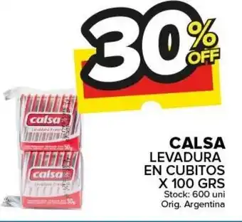 Carrefour Maxi Calsa Levadura En Cubitos x 100grs oferta