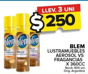 Carrefour Maxi Blem Lustramuebles Aerosol Vs Fragancias x 360cc oferta