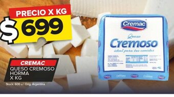 Carrefour Maxi Queso Cremoso Horma x kg oferta
