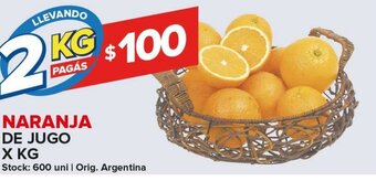 Carrefour Maxi naranja de Jugo x kg oferta