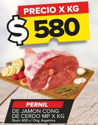 Carrefour Maxi Pernil De Jamon Cong de Cerdo MP x KG oferta