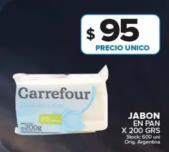 Carrefour Maxi Jabon en Pan x 200grs oferta