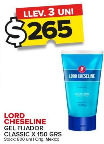 Carrefour Maxi Lord Cheseline Gel Fijador Classic x 150grs oferta