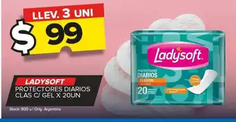 Carrefour Maxi Protectores Diarios Clas C/ Gel x 20un oferta