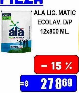 Dulcenter Ala liq. matic ecolav. dp oferta