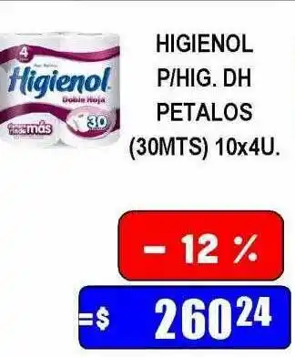 Dulcenter Higienol p hig. dh petalos oferta