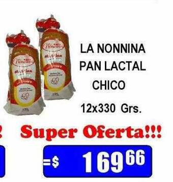 Dulcenter La nonnina pan lactal chico oferta