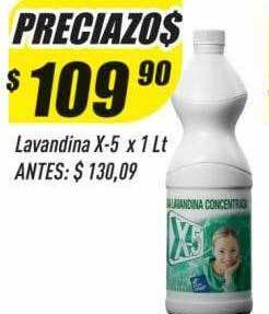 Supermercados Comodin Lavandina x-5 oferta