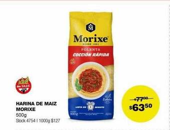 Atomo Conviene Harina de maiz morixe oferta