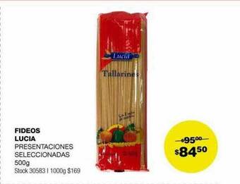 Atomo Conviene Fideos lucia oferta