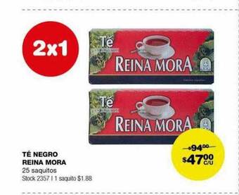 Atomo Conviene Té negro reina mora oferta
