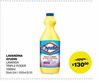 Atomo Conviene Lavandina ayudin oferta