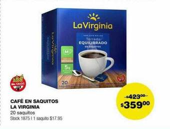 Atomo Conviene Café en saquitos la virginia oferta